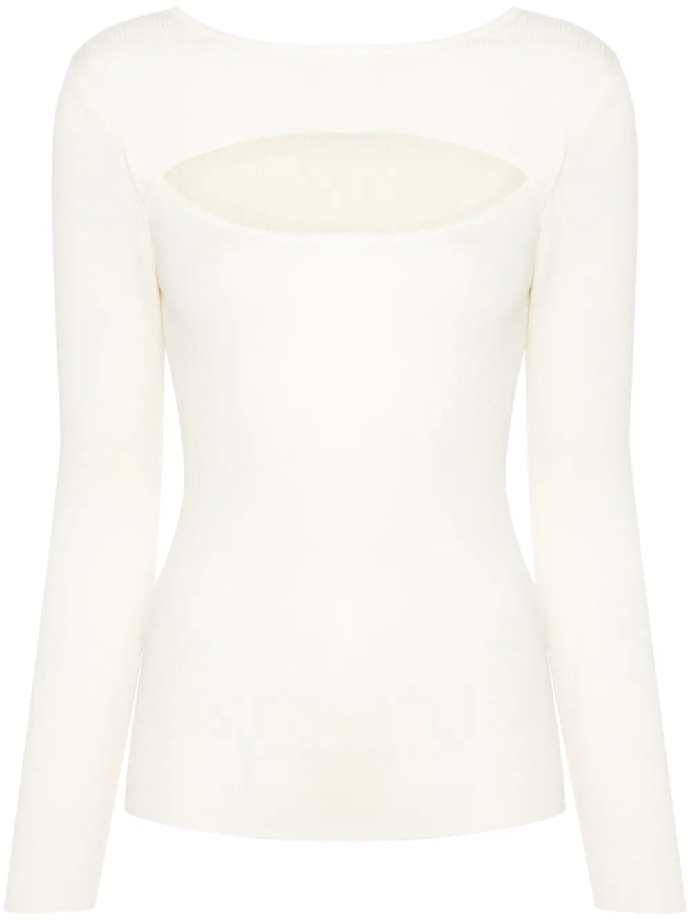 Cut-Out Ribbed Top