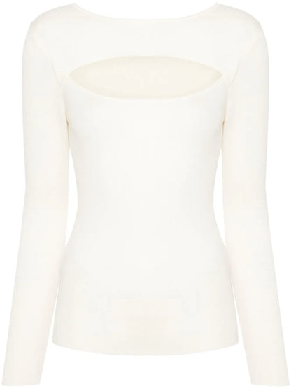 Cut-Out Ribbed Top