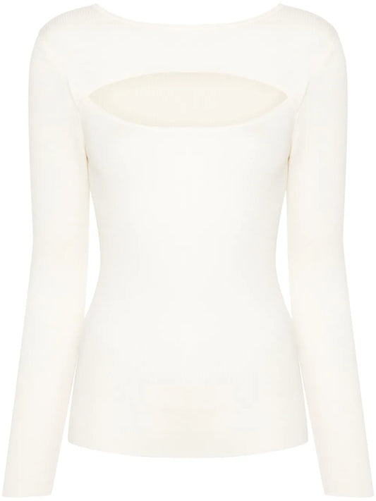 Cut-Out Ribbed Top