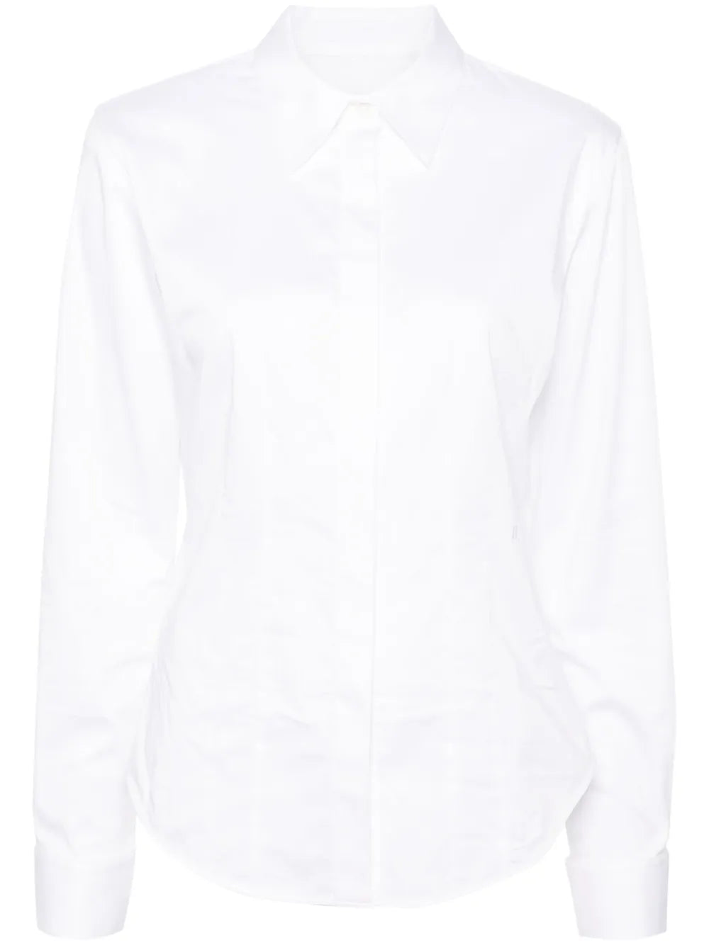 Classic-Collar Poplin Shirt