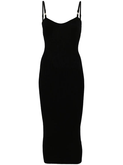 Ribbed Midi Dress