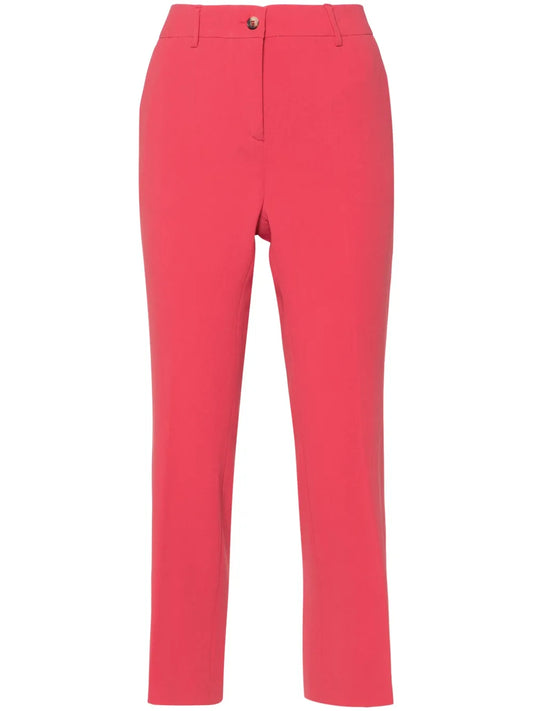 Pressed-Crease Flared Trousers