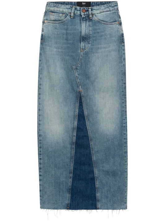Charlotte Denim Midi Skirt