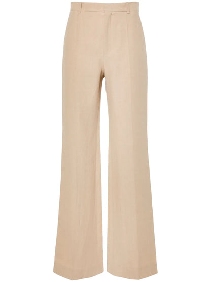 High-Waist Wide-Leg Trousers