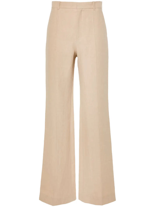 High-Waist Wide-Leg Trousers