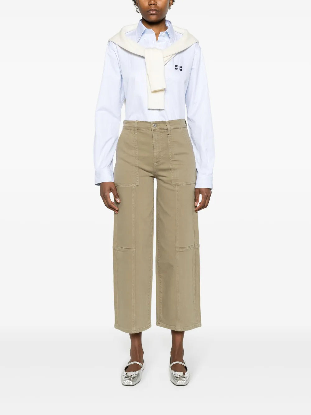 Getty Mid-Rise Cropped Jeans