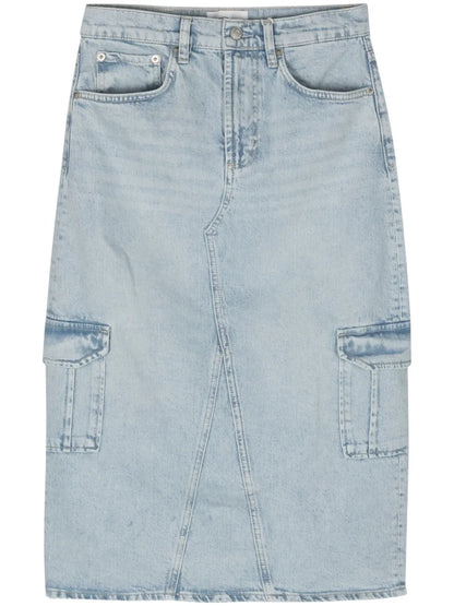 Highland Cargo Denim Skirt