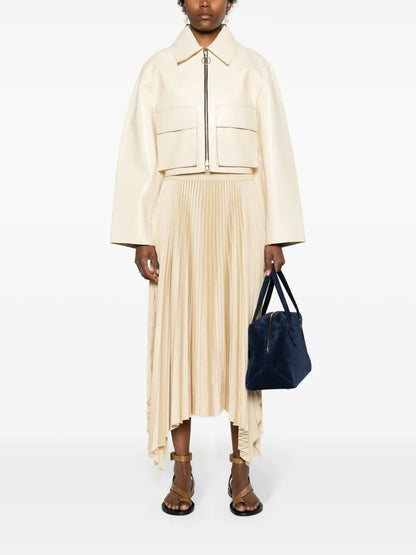 Ade Pleated Midi Skirt