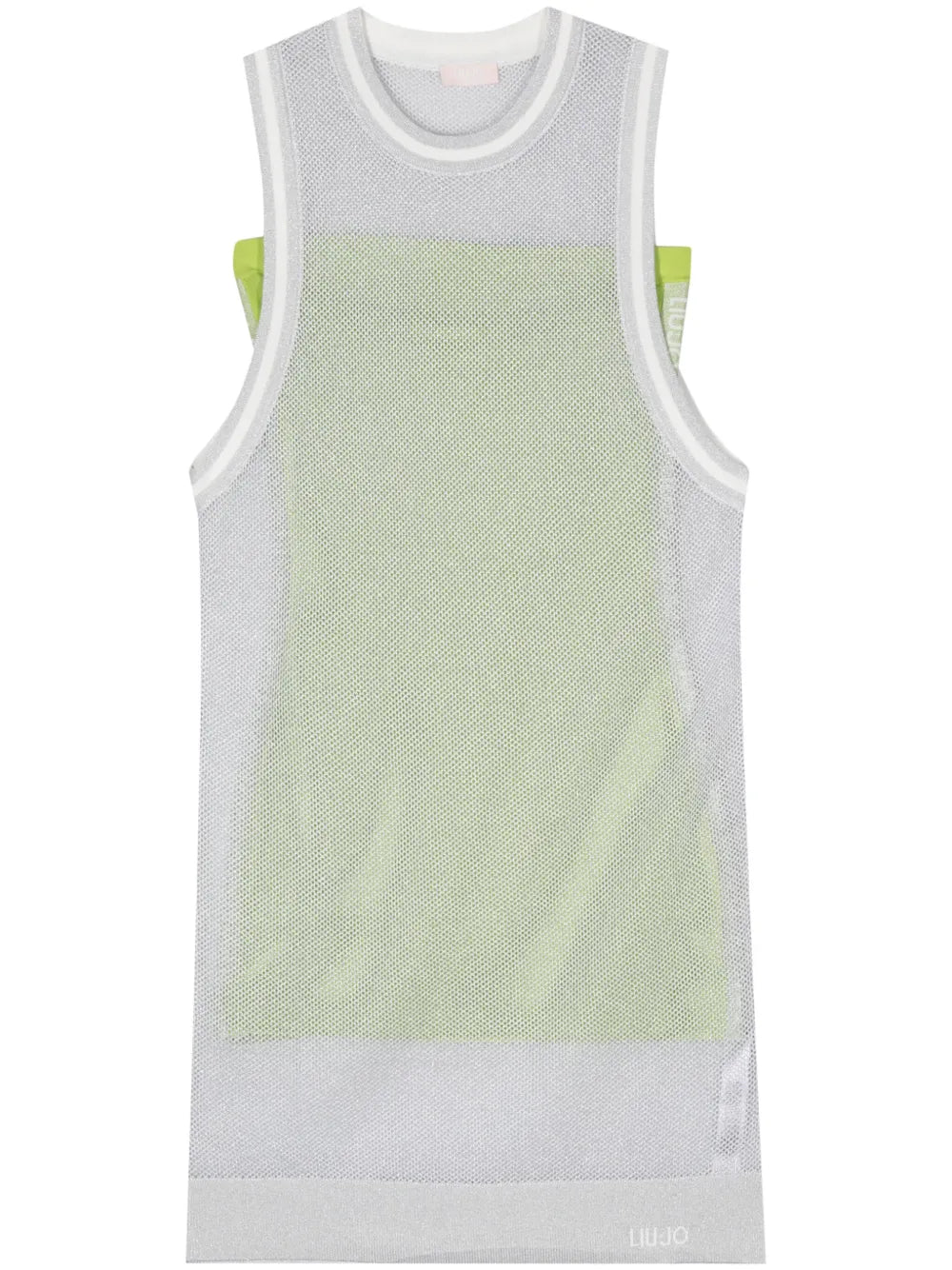 Layered Logo-Jacquard Mini Dress
