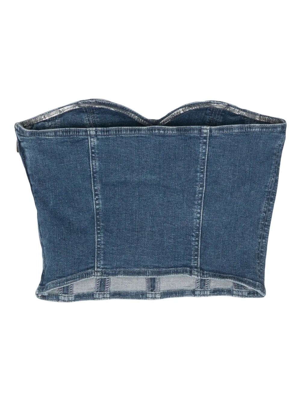 Stud-Embellished Cropped Top