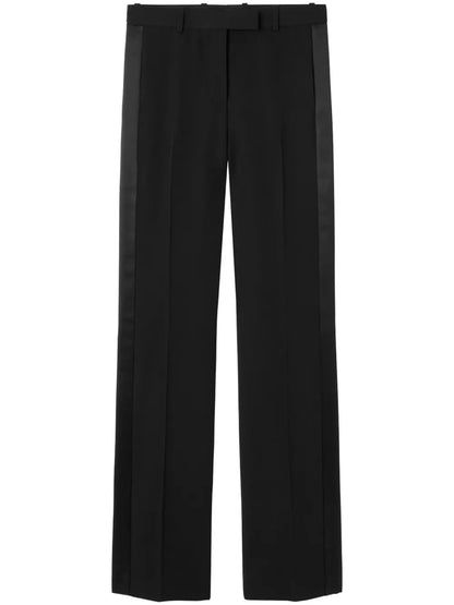 Straight-Leg Virgin Wool Trousers