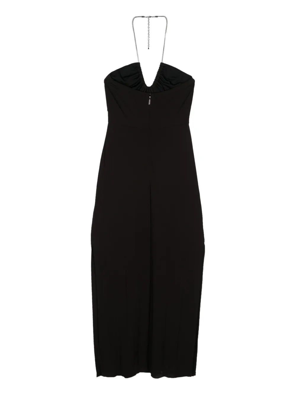 Ruched Halterneck Dress