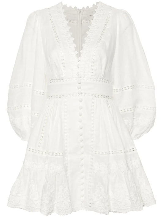 Pop Linen Mini Dress