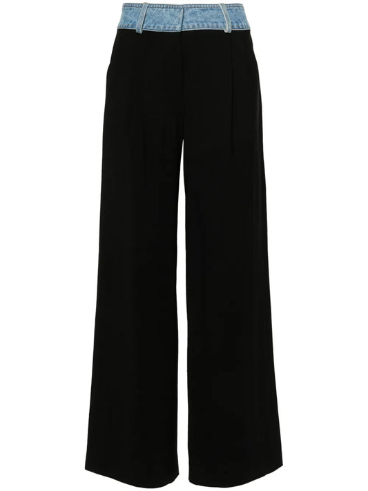 Deconstruct Wide-Leg Trousers
