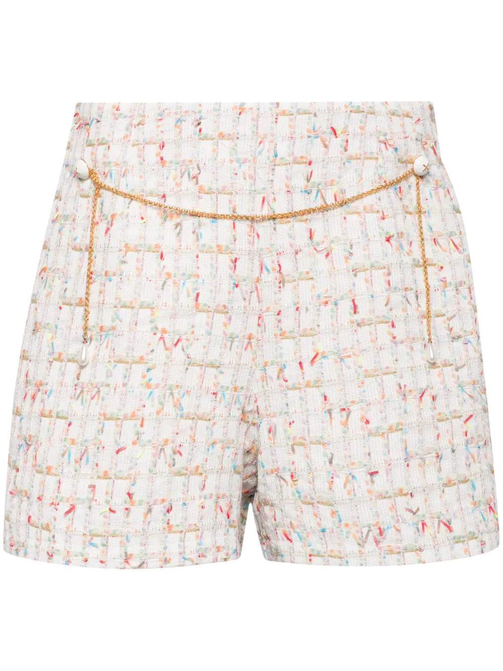 Chain-Link Detail Tailored Shorts