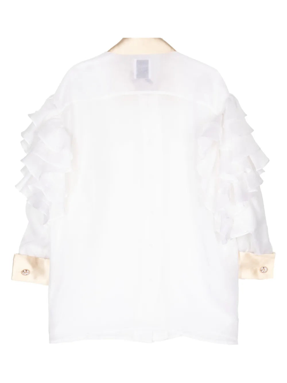 Ruffled Silk Shirt