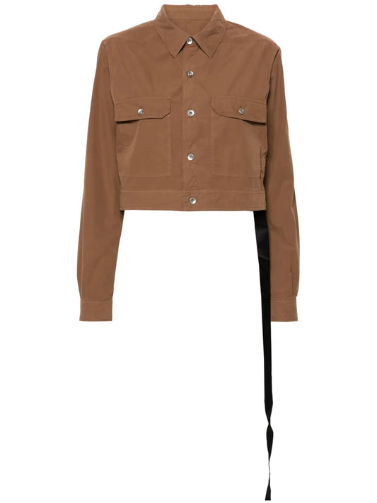 Cut-Out Cropped Jacket