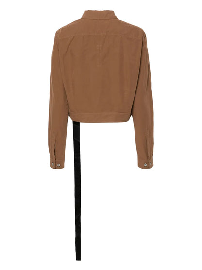 Cut-Out Cropped Jacket
