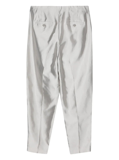 Tapered Cropped Trousers