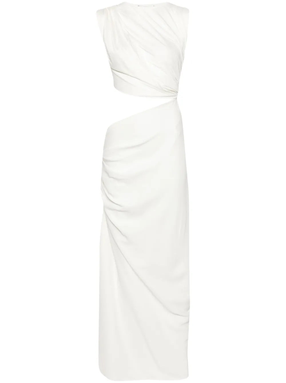 Cut-Out Draped Maxi Dress