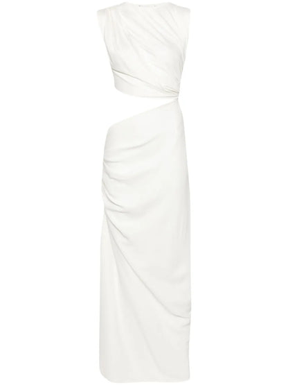 Cut-Out Draped Maxi Dress