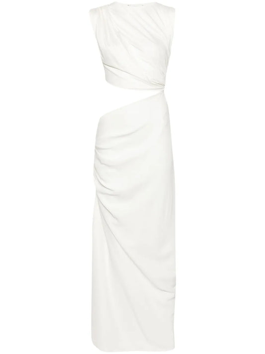 Cut-Out Draped Maxi Dress