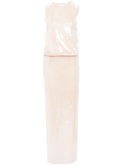 Lucent Sequined Gown
