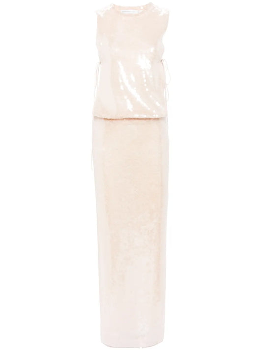 Lucent Sequined Gown