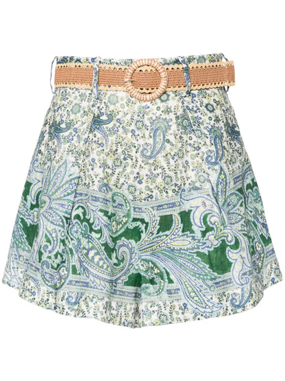 Ottie Tuck Linen Shorts