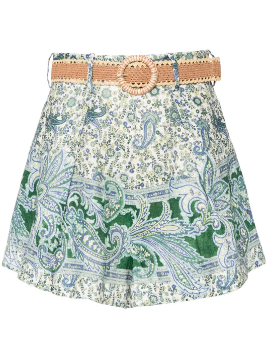 Ottie Tuck Linen Shorts