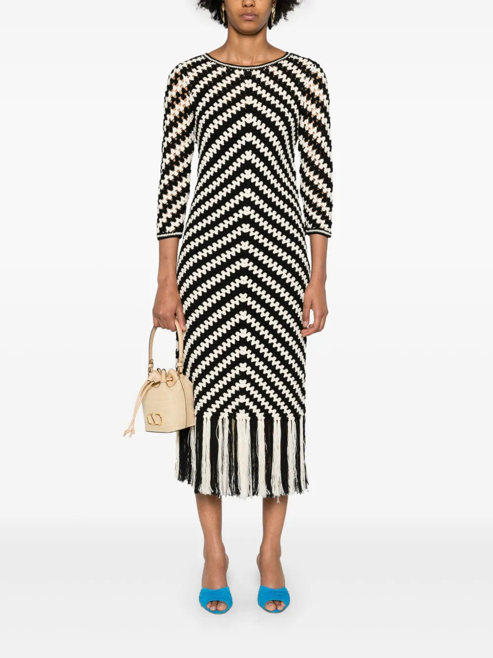 Halliday Crochet Midi Dress