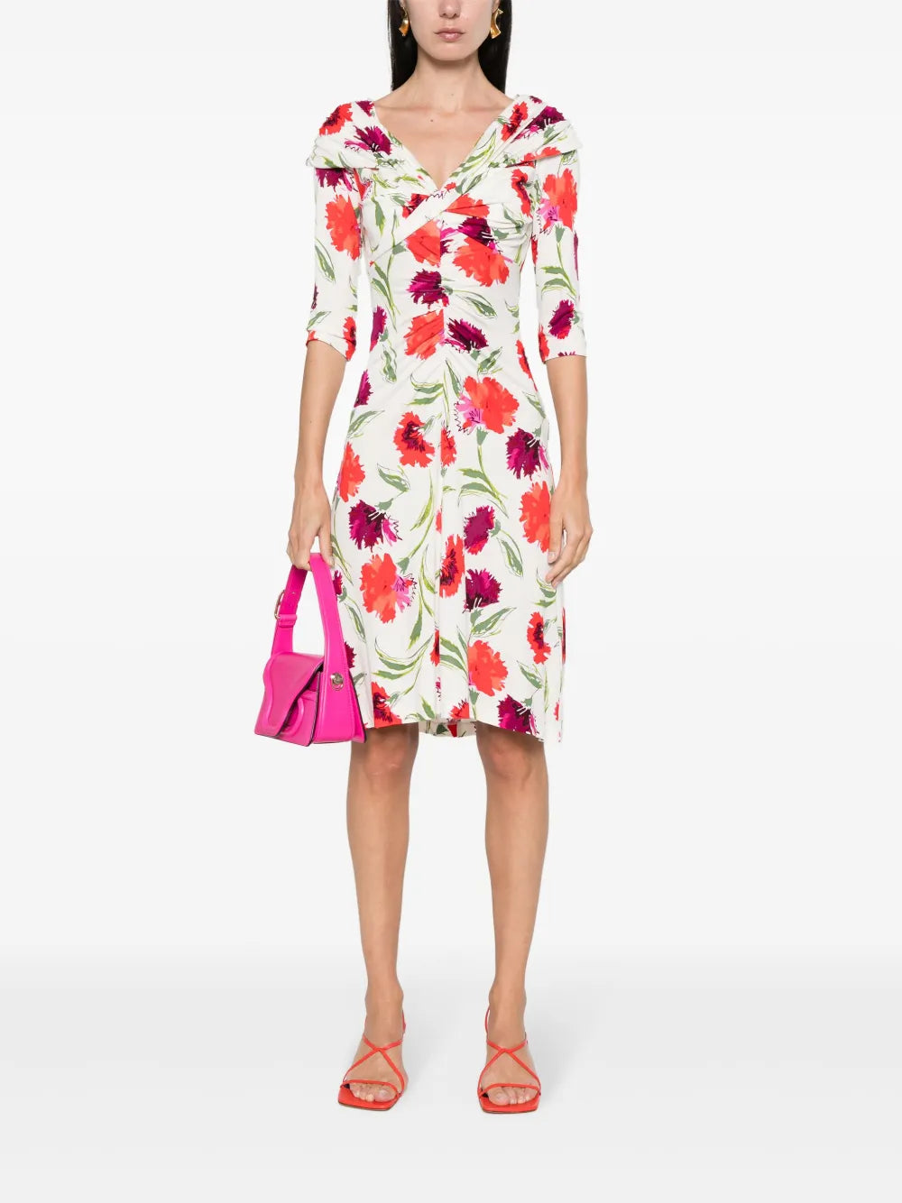 Jim Floral-Print Midi Dress