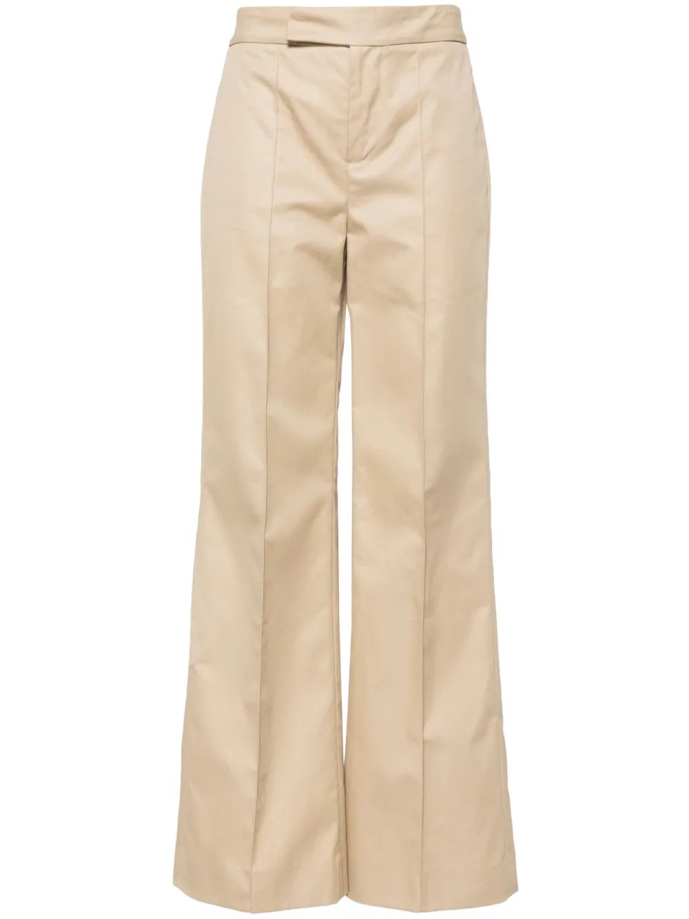 Mid-Rise Straight Trousers