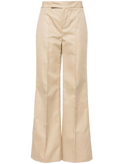 Mid-Rise Straight Trousers
