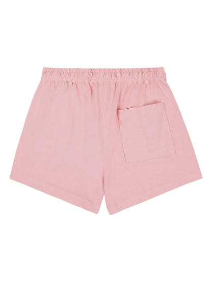 Logo-Print Cotton Track Shorts