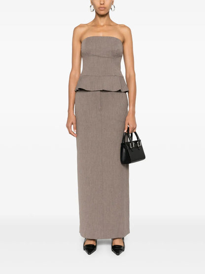 Minter Mid-Rise Pencil Skirt