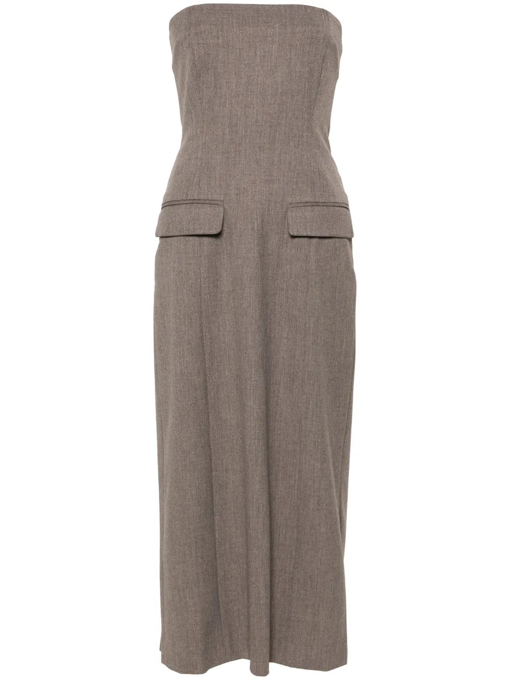 Callie Strapless Midi Dress