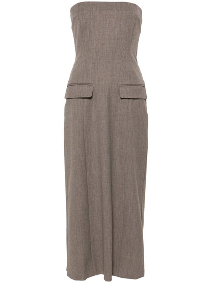 Callie Strapless Midi Dress