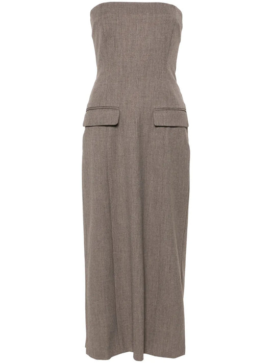 Callie Strapless Midi Dress
