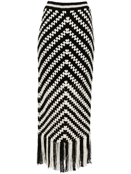 Halliday Crochet Midi Skirt
