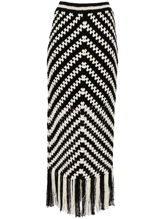 Halliday Crochet Midi Skirt