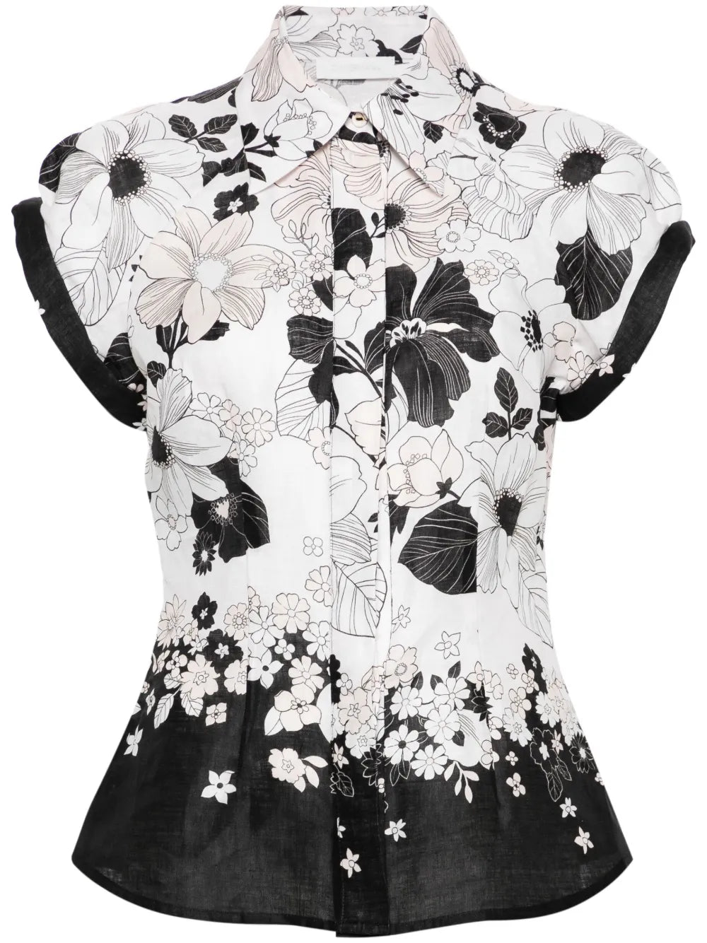 Pop Floral-Print Shirt