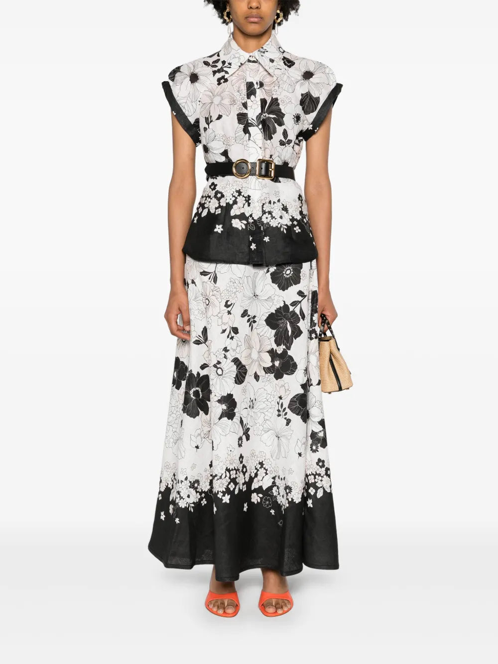 Pop Floral-Print Shirt