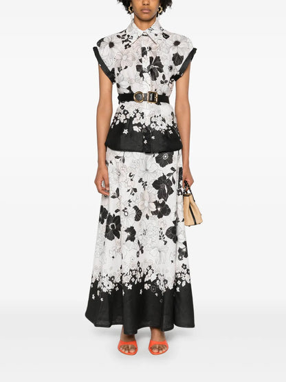 Pop Floral-Print Shirt