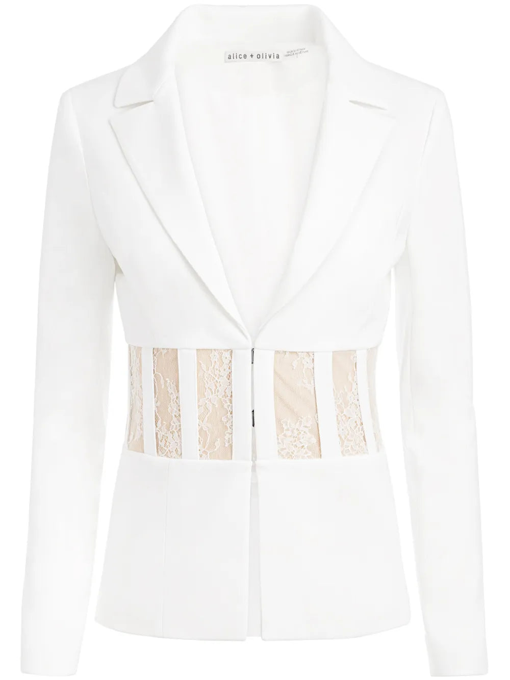 Alexia Lace-Embellished Corset Blazer