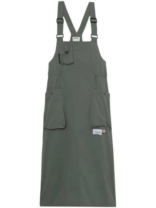 Drawstring Dungaree Dress