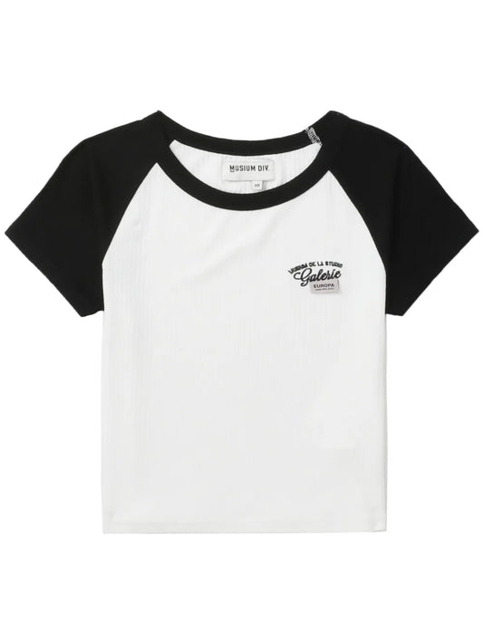 Logo-Embroidered Ribbed T-Shirt