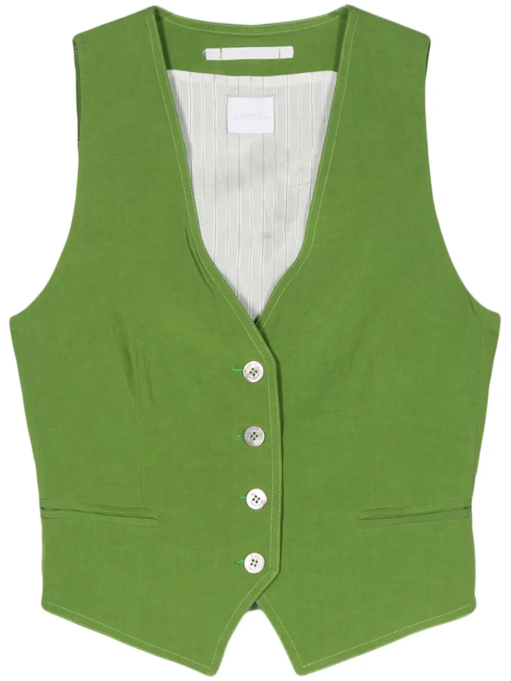 Shantung Buttoned Vest