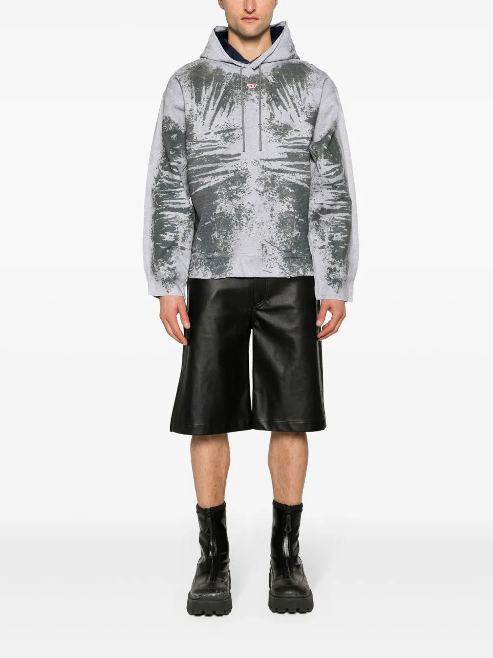 D-Um-Rib-S Peel-Off Hoodie