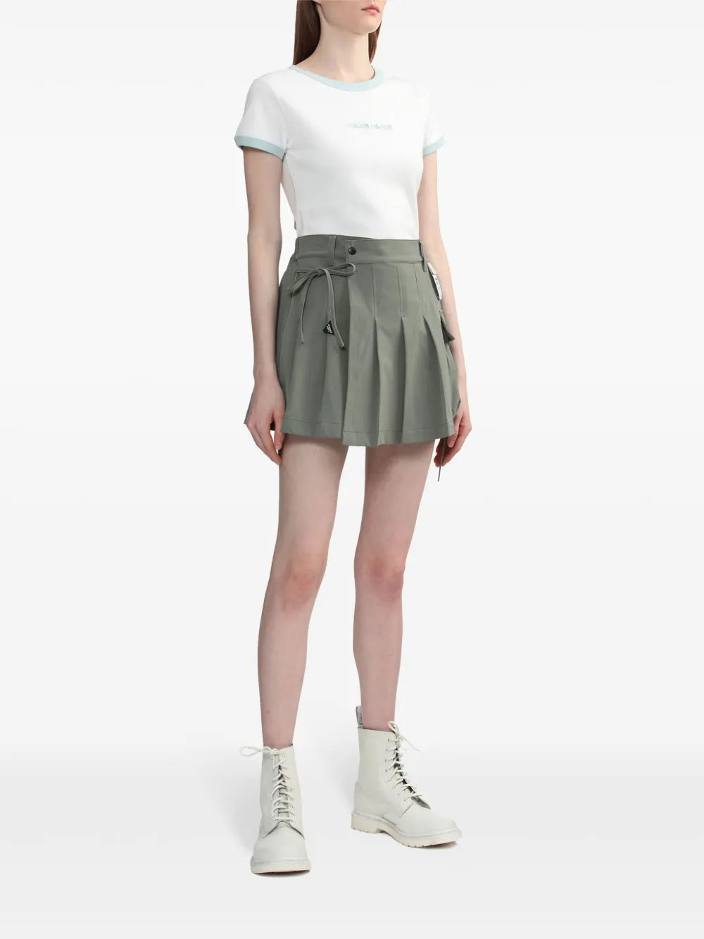 Logo-Embroidered Cropped T-Shirt